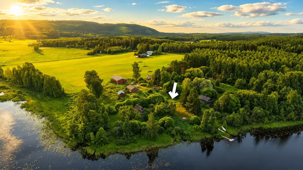 SmallCabin_Farm_drone-summer
